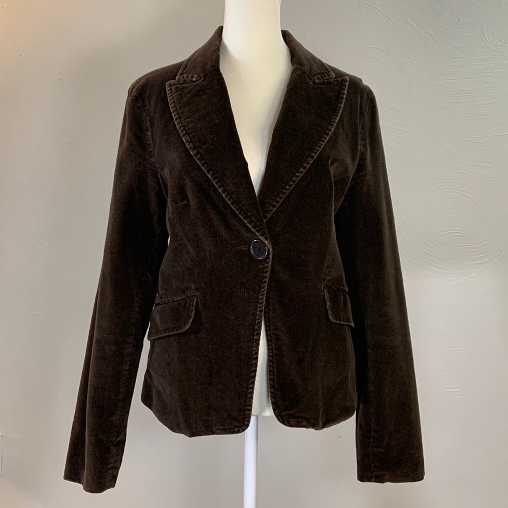 Dollhouse Cotton Brown Corduroy Blazer